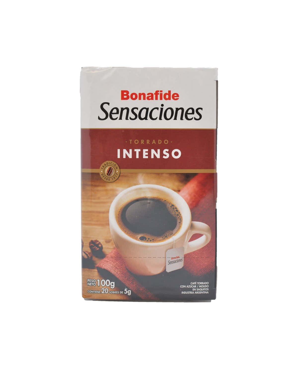 Café Bonafide Sensaciones Torrado Intenso 20 Saquitos